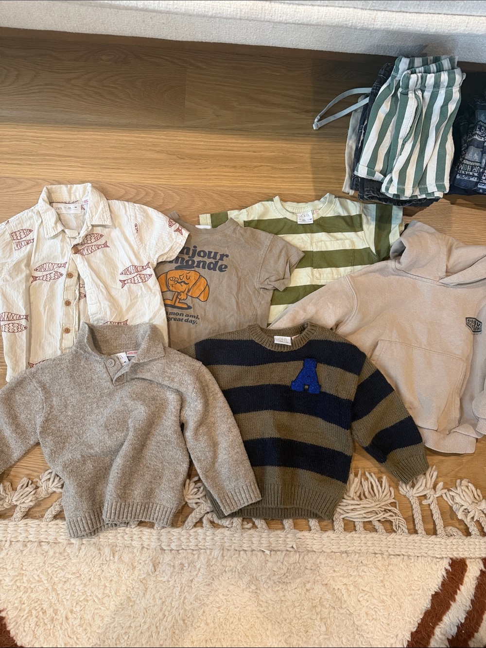 Cute Zara sweaters and Tees for boys size 1 1/2